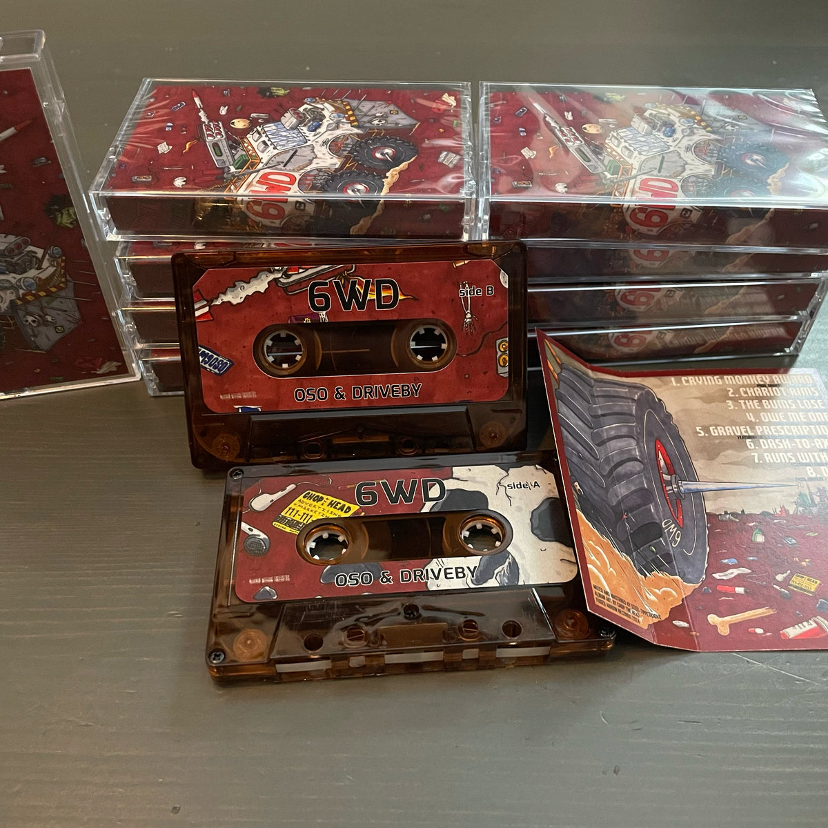OneShotOnce & DRIVEBY — 6WD (cassette)