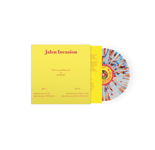 Jalen Invasion (7" Clear Vinyl with Blue & Orange Splatter + Lyrics Insert)